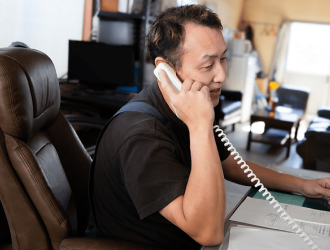 笑顔のstaff写真